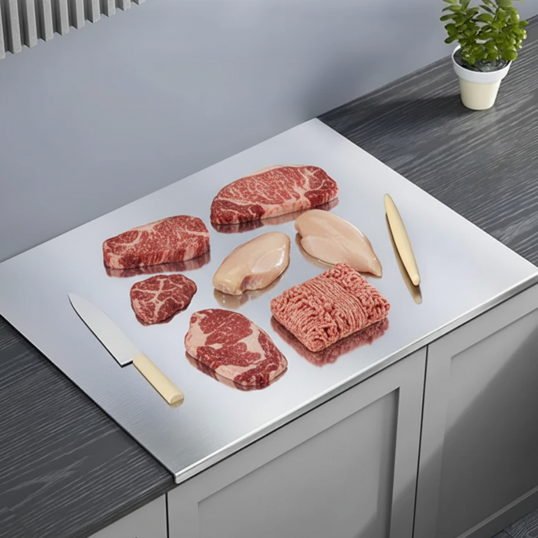 Planche de Découpe INOX Professionnelle | بلانشة تقطيع احترافية