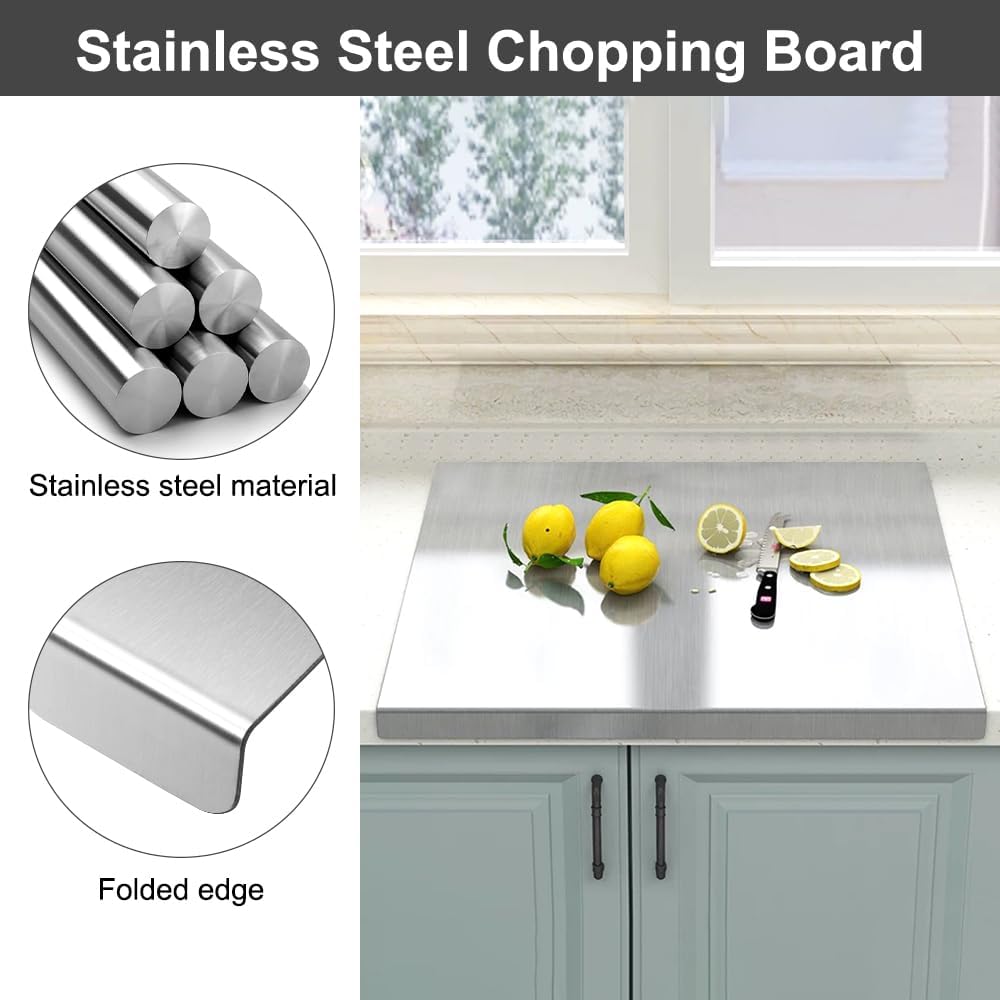 Planche de Découpe INOX Professionnelle | بلانشة تقطيع&nbsp;احترافية