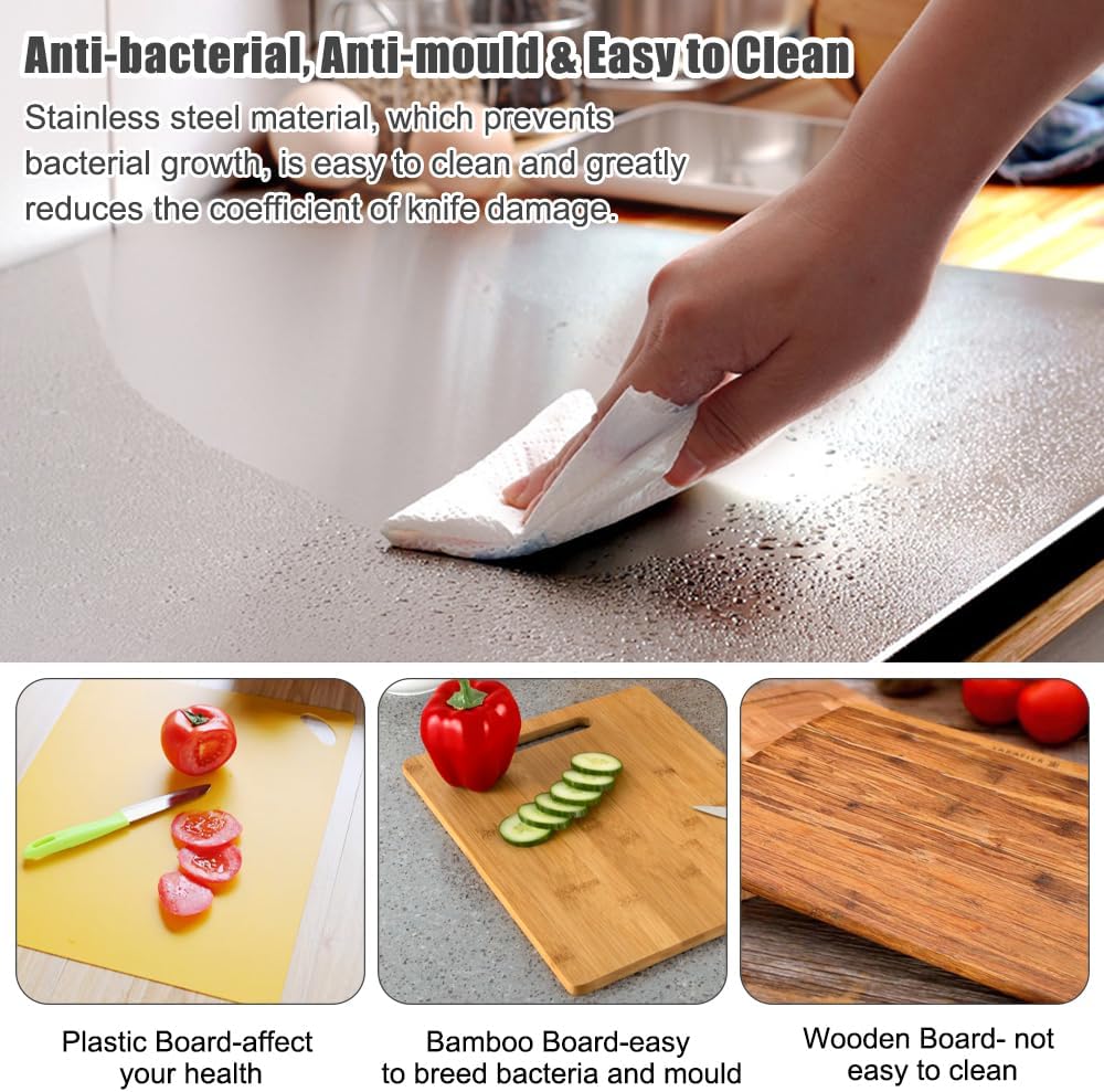 Planche de Découpe INOX Professionnelle | بلانشة تقطيع&nbsp;احترافية